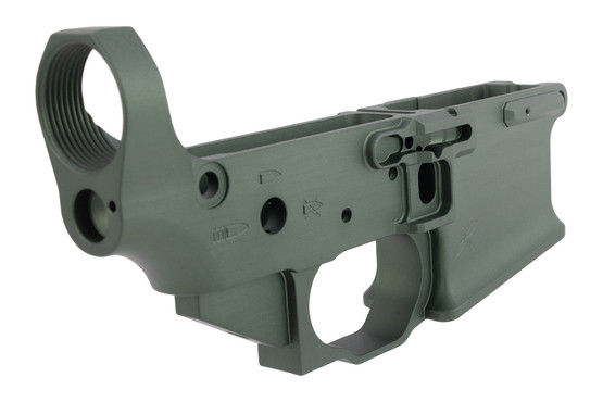 Sons of Liberty Gun Works / Forward Controls Design Billet AR-15 Lower Receiver with OD Green finish